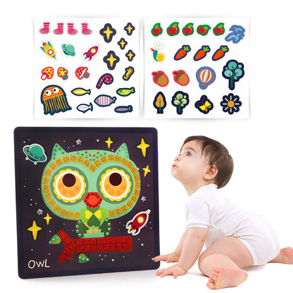 Jar Meló - Mosaic Sticker Art Kit - Animal Craft Set