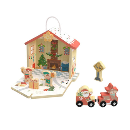 hi Pando - Wooden Christmas Story Box Play Set