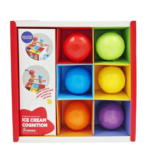 Mingli Toys - Shape Sorting Ice Cream Set - 9 Pieces