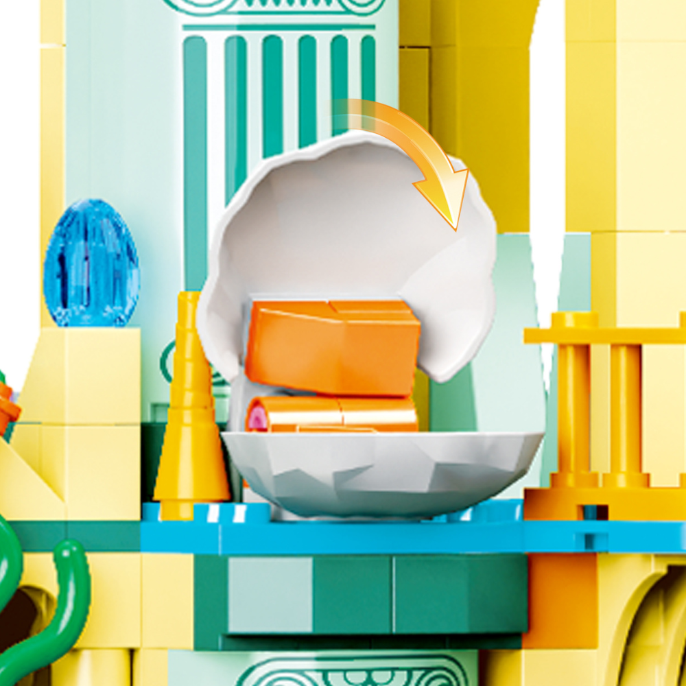 Cogo - Building Block Set - Magical Underwater Castle - 845 Pieces