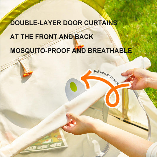 Mideer - Kids Portable Play Tent with Easy Assembly - Deer Camp Party