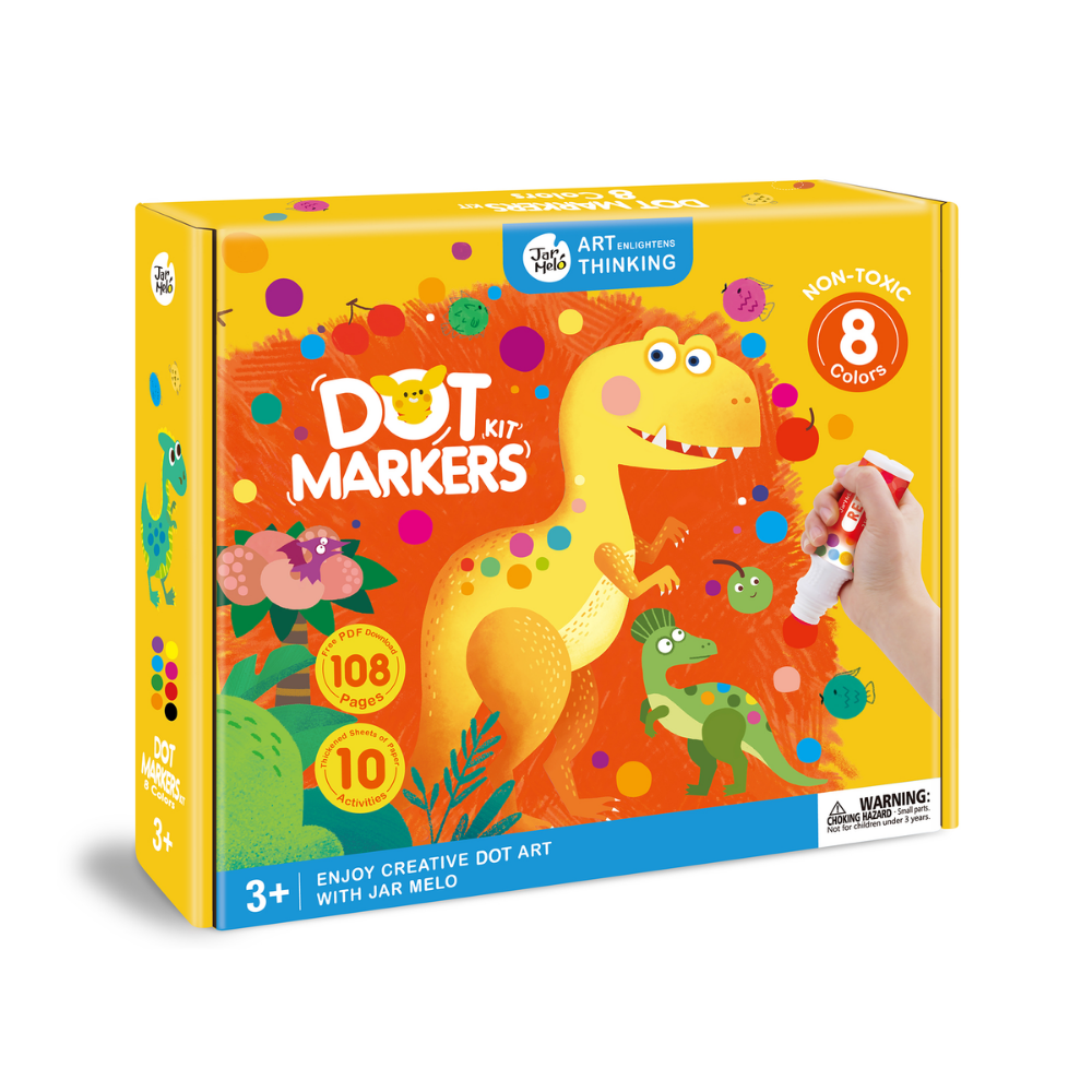 Jar Meló - Dot Painting Art Markers - 6 Colours