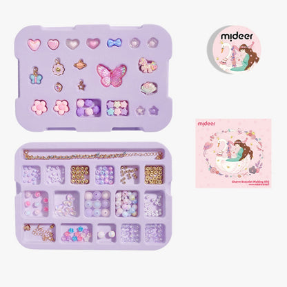 Mideer - Charm Bracelet Making Kit & Jewellery Box for Kids