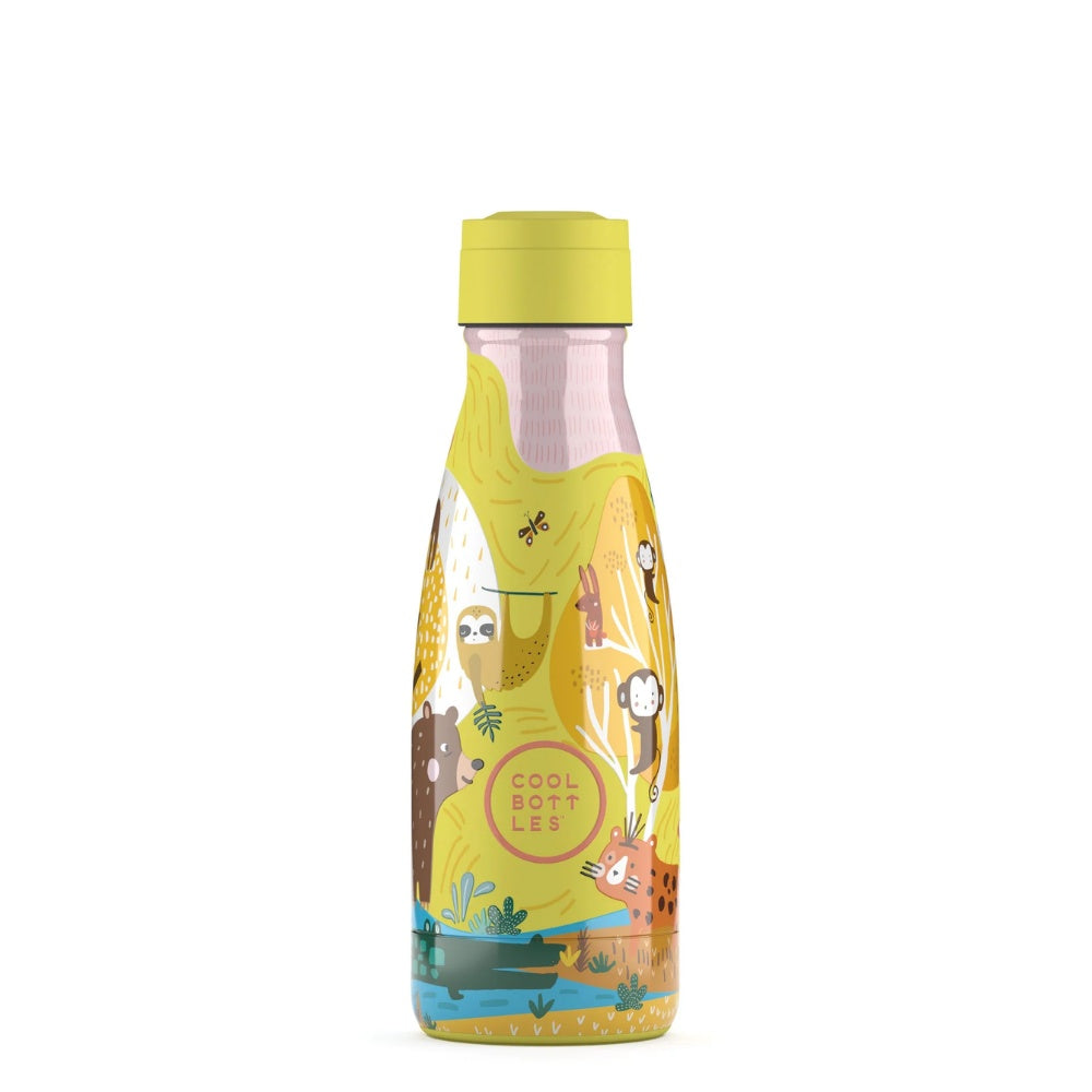 Cool Bottles - Kids Triple-Insulated Water Bottle - Jungle Park 260ml