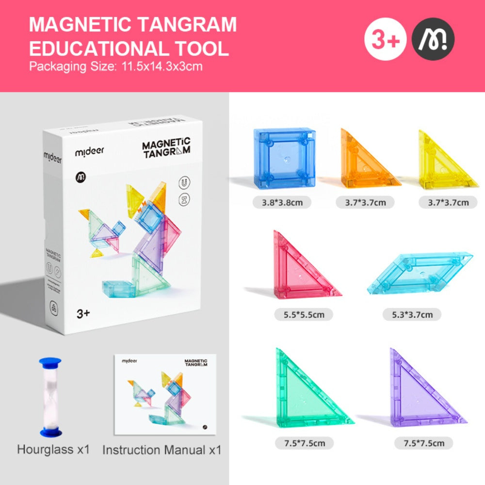Mideer - Magnetic Tangram Activity Set