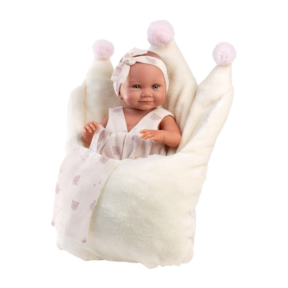 Llorens - Anatomically Correct Baby Girl Doll with Clothing & Sleeping-bag: Nica - 40cm