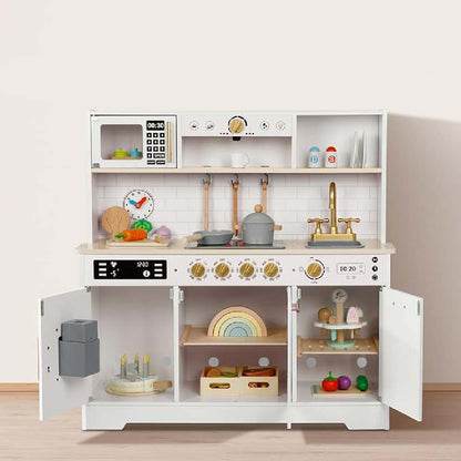 TookyToy - Pretend Play Wooden Kitchen Set