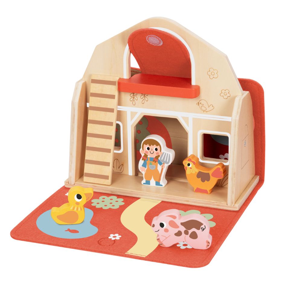 TookyToy - Farm Animals Story Box Play Set