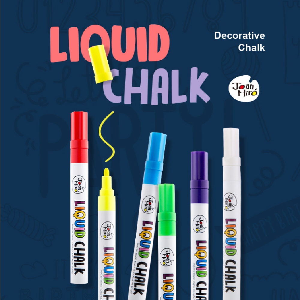 Jar Meló - Liquid Chalk Markers 6 Colours