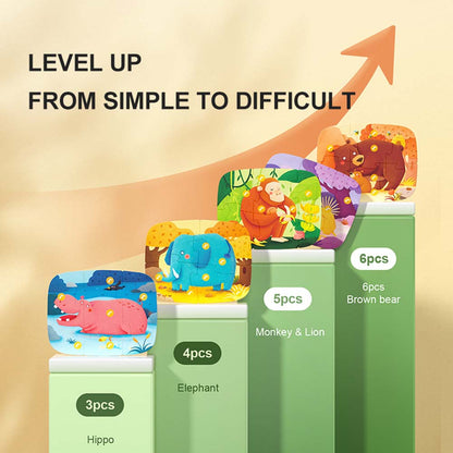 Mideer - Level Up Interactive Sounds Puzzles - 5-in-1 - Transport City