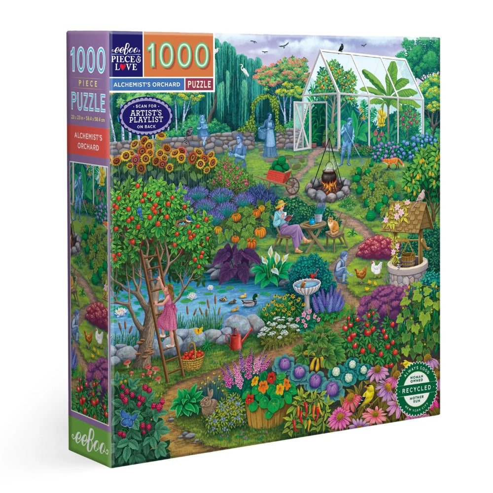 eeBoo - Alchemist's Orchard 1000 Piece Square Puzzle