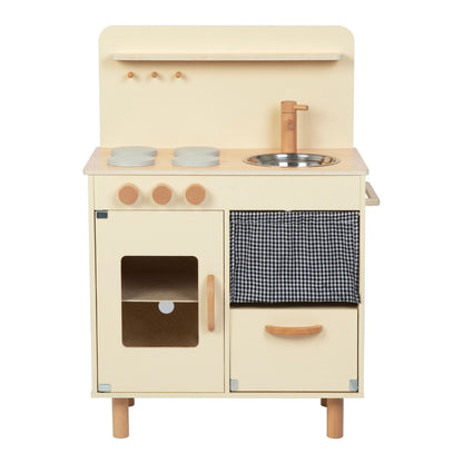 TookyToy - Pretend Play Wooden Kitchen Set with Accessories
