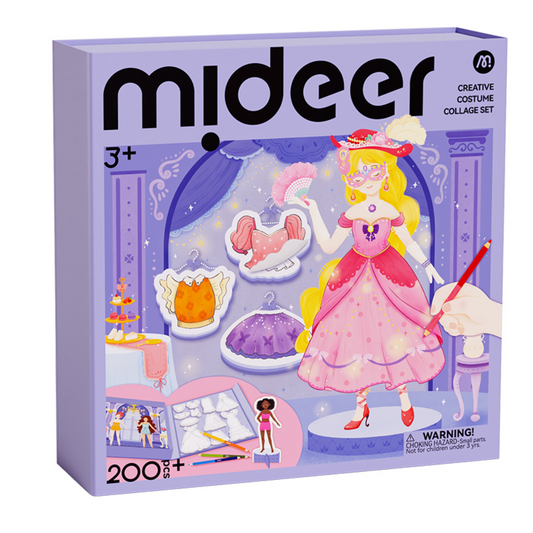 Mideer - Dress-Up Collage Arts & Crafts Set: Sparkling Ball Night