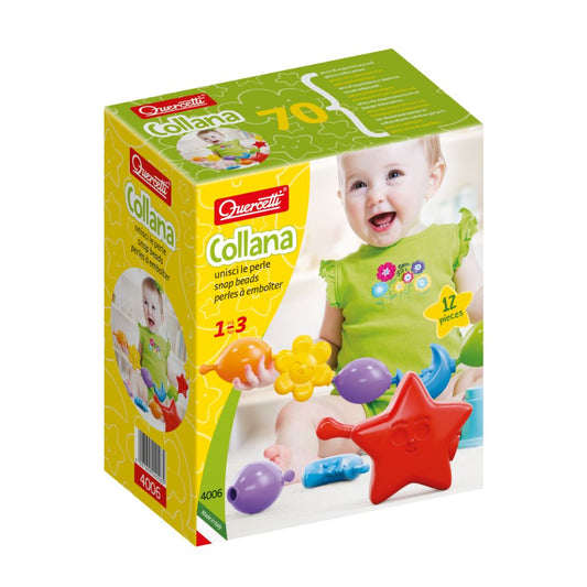 Quercetti - Collana Interlocking Snap Beads Activity Set - Motherhood