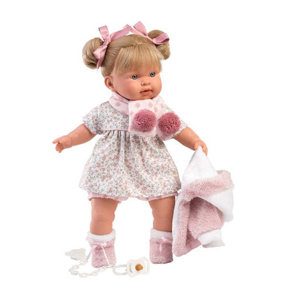 Llorens - Baby Girl Doll with Clothing & Accessories: Alexandra - 42cm