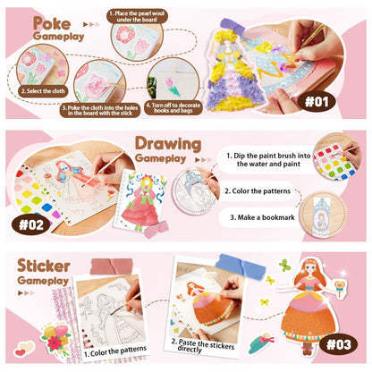 Jar Meló - Fashion Design Arts & Crafts Book Set - Fairy Princesses