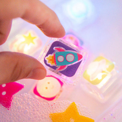 Glo Pals - Water Activated Light-Up Sensory Toys - Space (6 Pack)