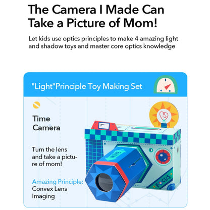 Mideer - DIY Kids Science Kit - Optics: Build Your Own Light and Vision Models