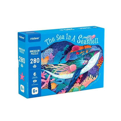 Mideer - Large AnimalShaped Puzzle The Sea In A Seashell