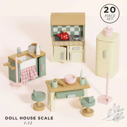 Le Toy Van - Dolls House Furniture: Kitchen - 20pcs