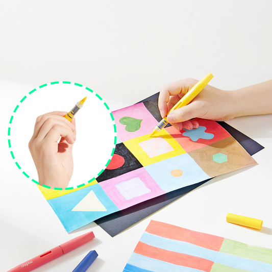 Mideer - Acrylic Markers with Carry Bag - Brush Tip - 36 Colours