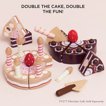 Le Toy Van - Sliceable Birthday Cake & Candles - 14pcs