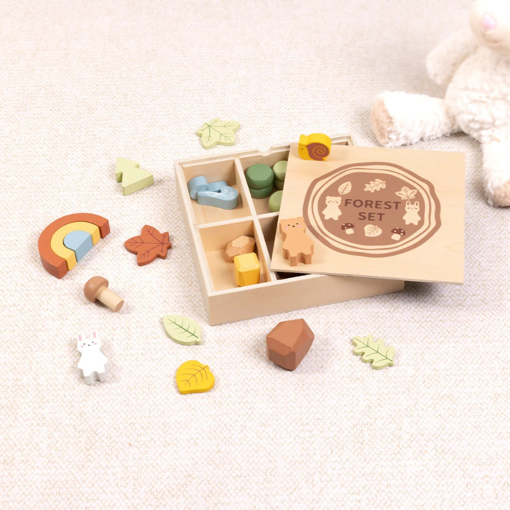TookyToy - My Little Forest - Wooden Sorting Play Box