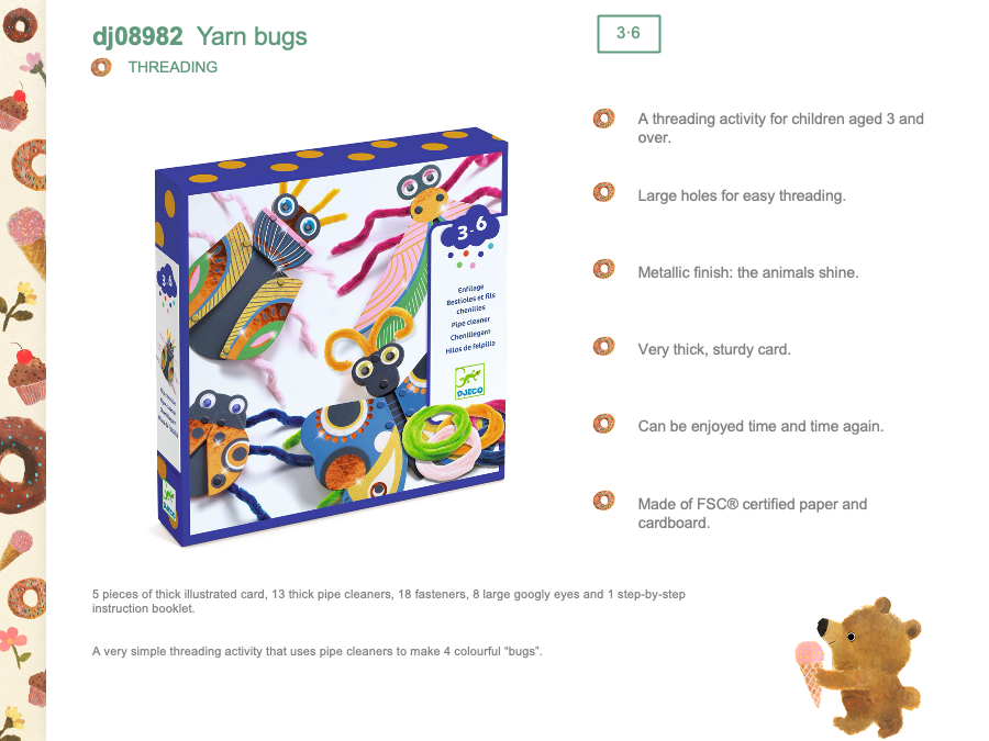 Djeco Paper bugs - DJ09449