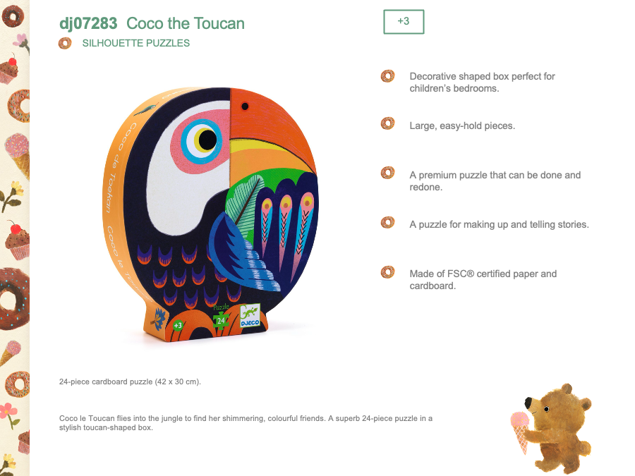 Djeco Coco the Toucan - DJ07283