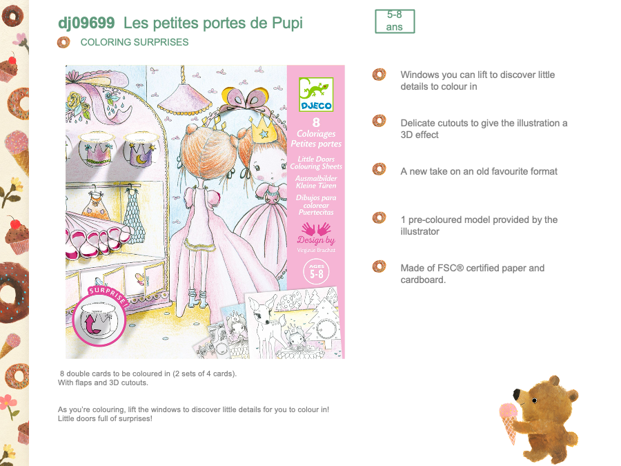 Djeco Pupi's little doors - DJ09699