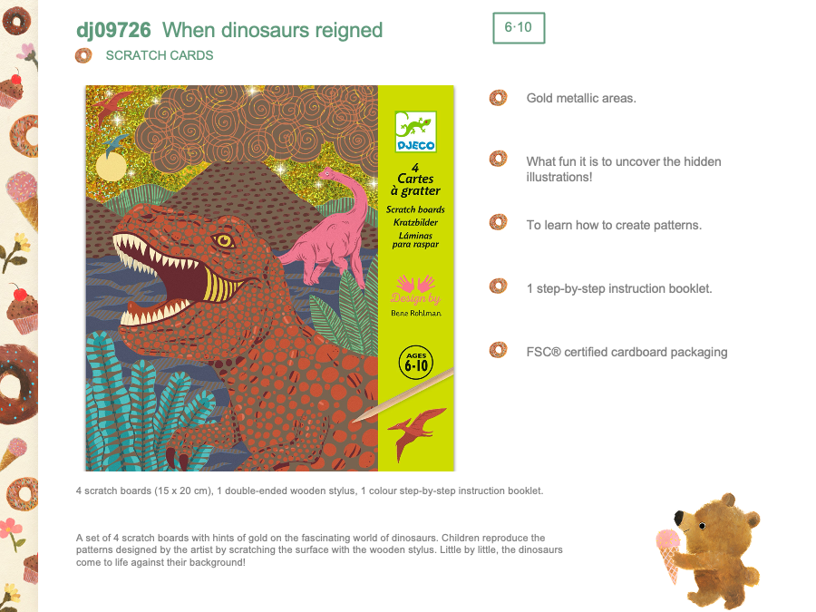 Djeco When dinosaurs reigned - DJ09726