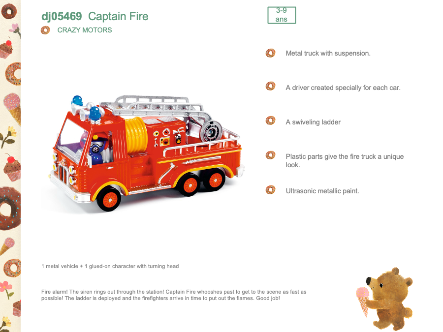 Djeco Captain Fire - DJ05469