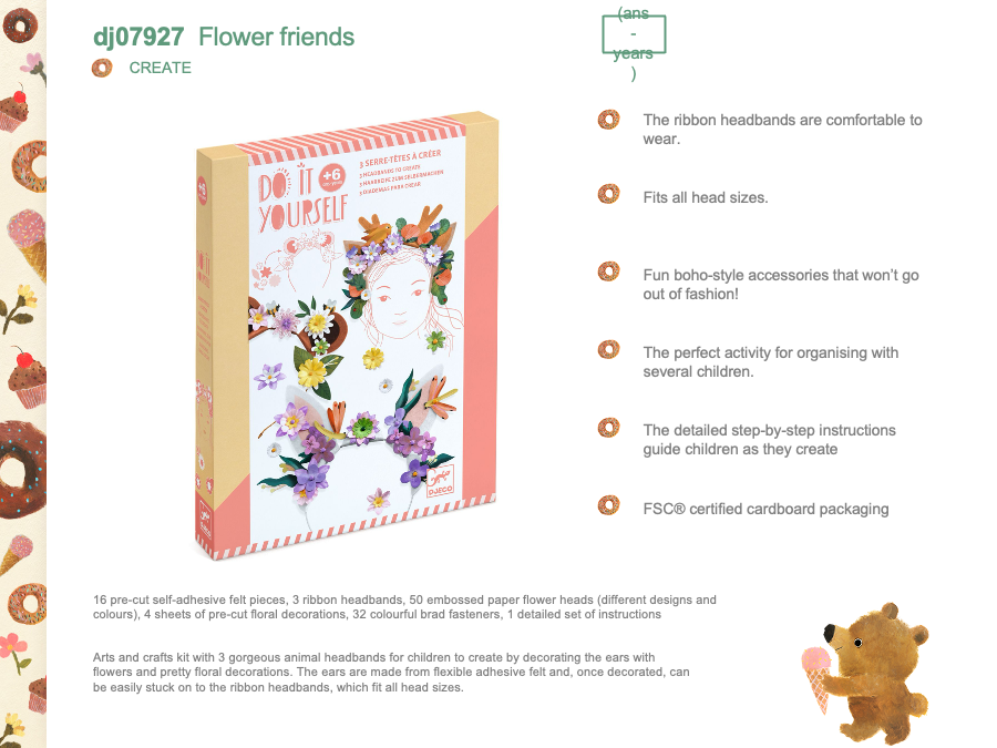 Djeco Flower friends - DJ07927