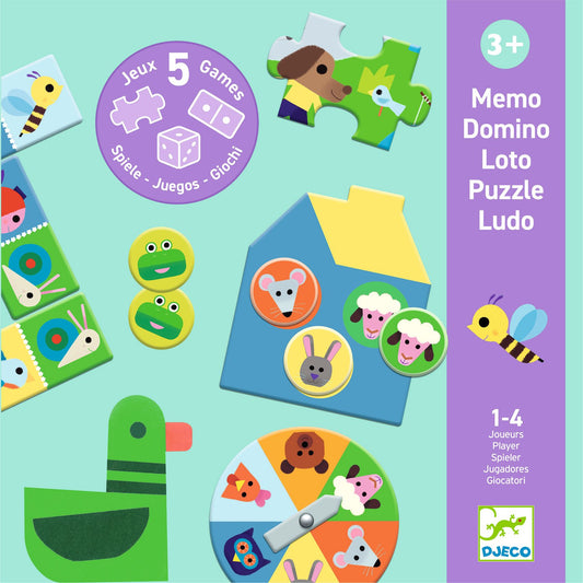 Djeco At the farm 5 games - image 1