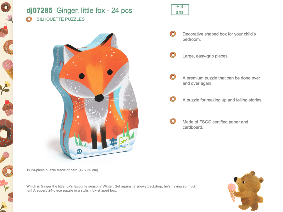 Djeco Ginger, little fox - DJ07285