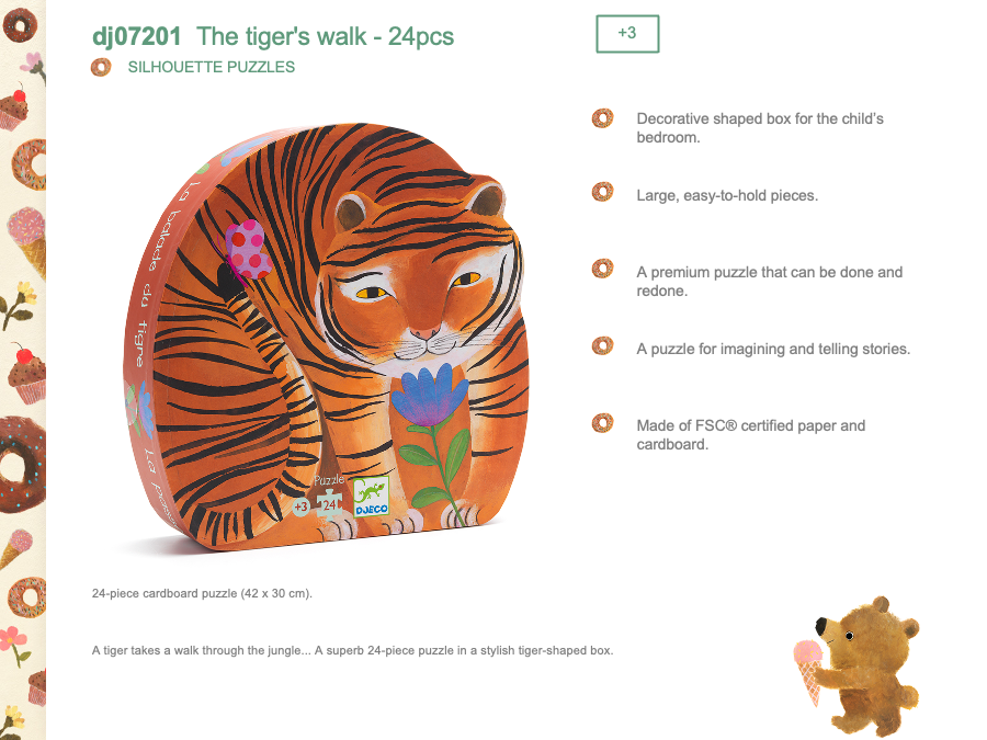 Djeco The tiger's walk - DJ07201