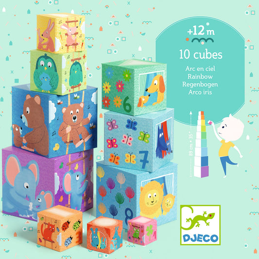Djeco Rainbow blocks - image 1