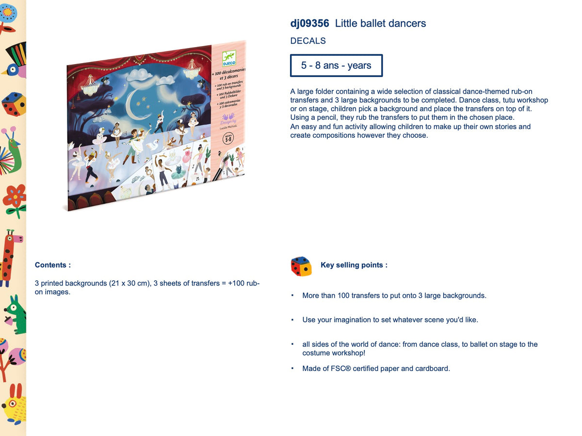 Djeco Little ballet dancers - DJ09356