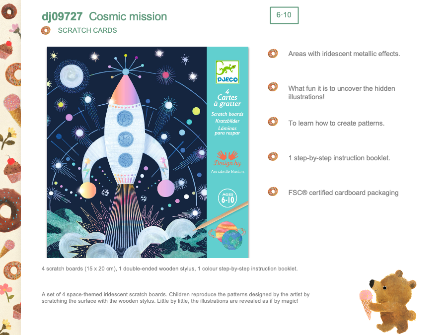 Djeco Cosmic mission - DJ09727