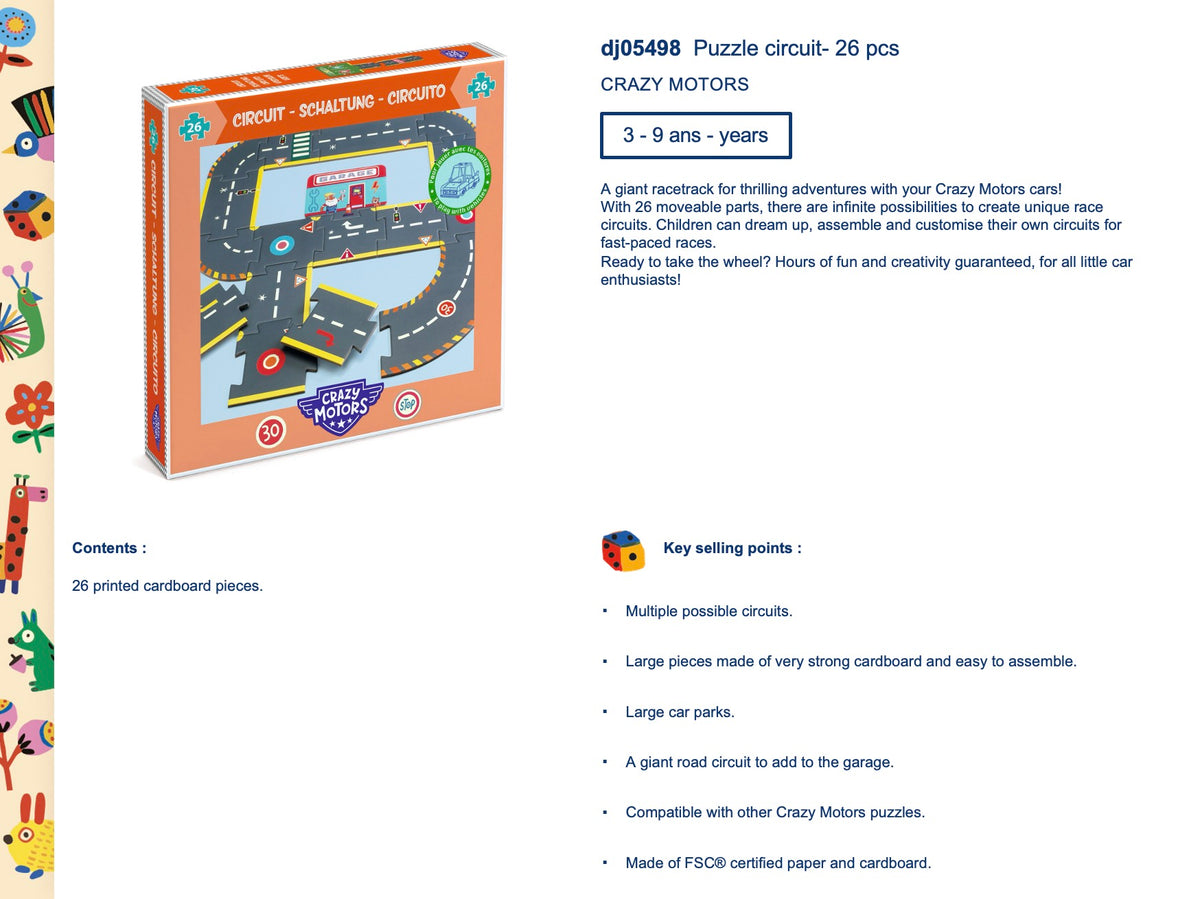 Djeco Puzzle circuit - DJ05498