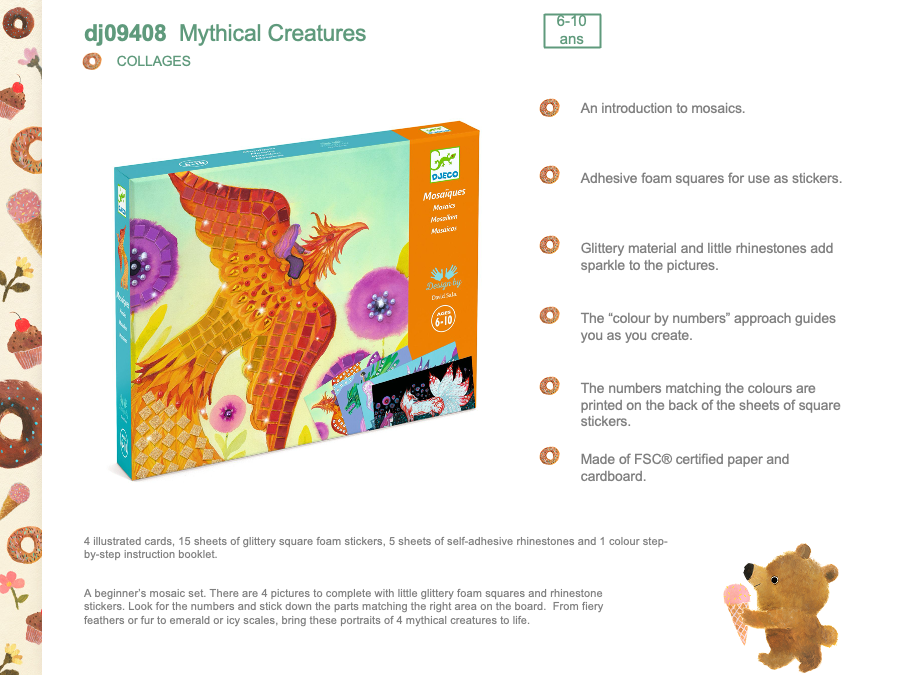 Djeco Mythical Creatures - DJ09408