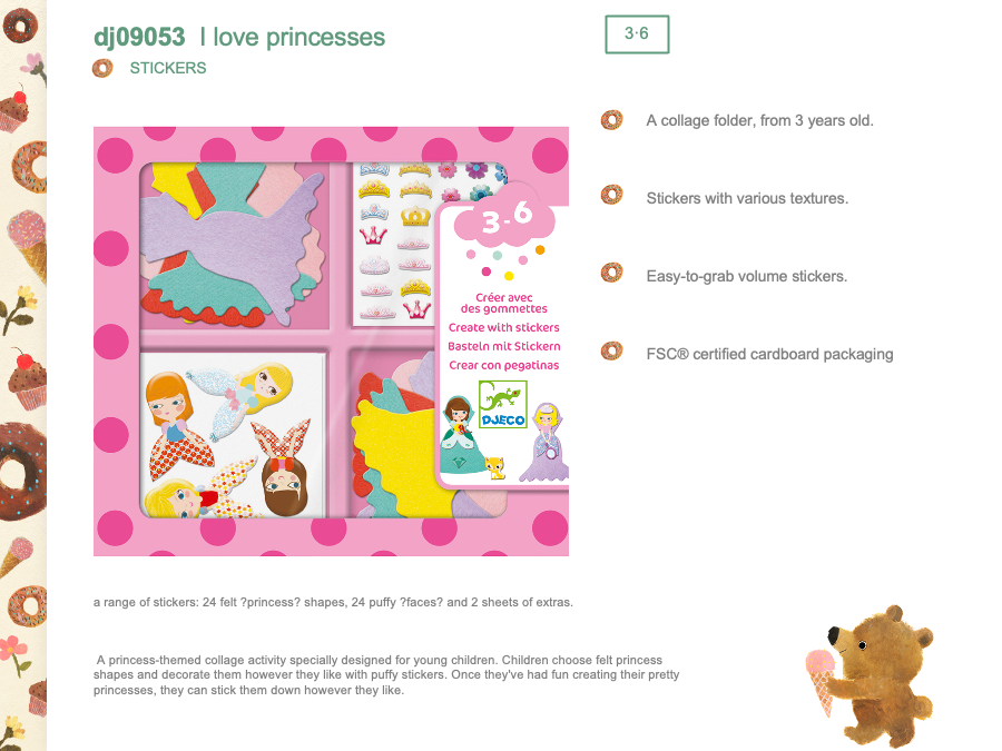 Djeco I love princesses - DJ09053