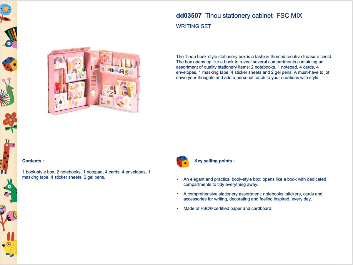 Djeco Tinou Stationery cabinets - DD03507
