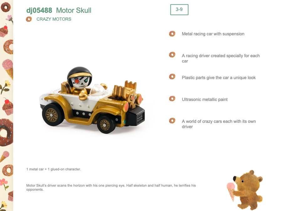 Djeco Motor Skull - DJ05488