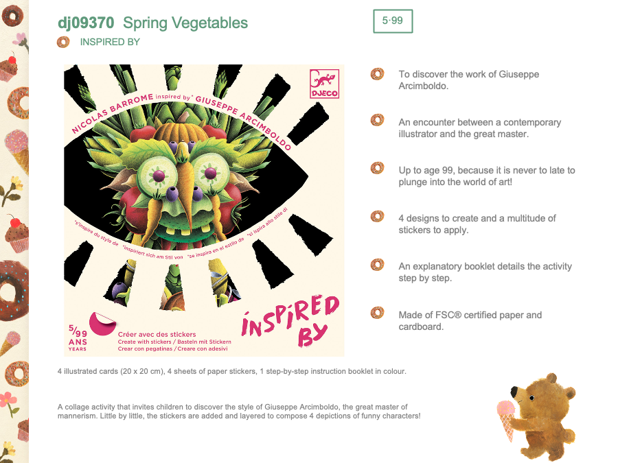 Djeco Spring vegetables - DJ09370