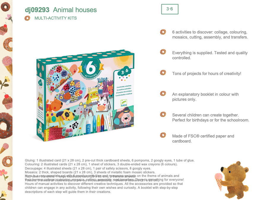 Djeco Animal houses - DJ09293