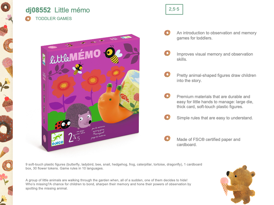Djeco Little memo - DJ08552