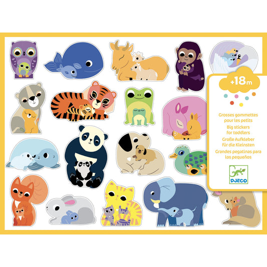Djeco Big stickers - Mom & Baby - image 1