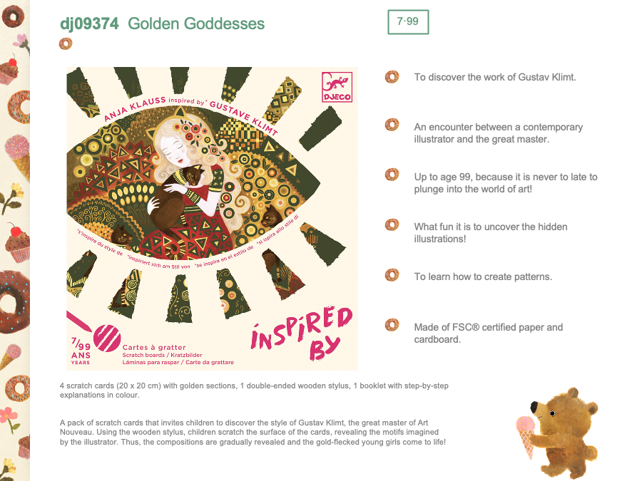 Djeco Golden Goddesses - DJ09374