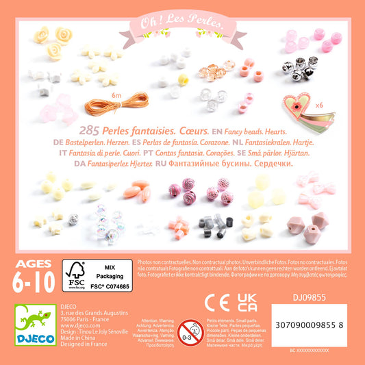 Djeco Fancy beads - Hearts - image 2